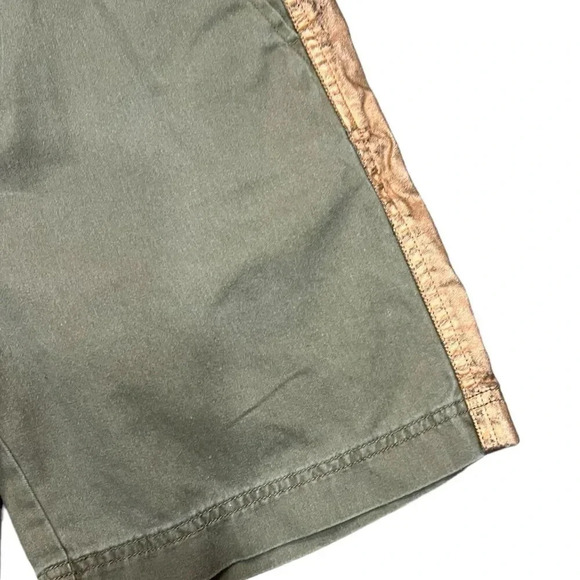 J. Crew Beige Gold Foil Tuxedo Stripe Shorts 2 - Picture 2 of 5